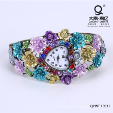 The Beautiful Flowers Alloy Bracelet Nickel Free Watch